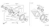 Diagram for 1994 Infiniti G20 Differential Bearing - 38440-D2100