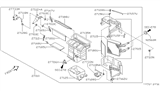 Diagram for 2000 Infiniti G20 Heater Core - 27120-3J610