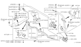 Diagram for Infiniti G20 Power Steering Hose - 49720-7J100