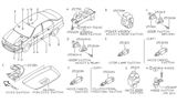 Diagram for Infiniti Door Jamb Switch - 25360-VJ200