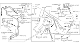 Diagram for Infiniti Power Steering Reservoir - 49180-0M000