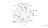 Diagram for 2002 Infiniti G20 Seat Belt - 88843-7J203