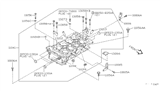 Diagram for 2000 Infiniti G20 Cylinder Head - 11040-2J200