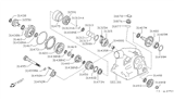 Diagram for 2000 Infiniti G20 Pinion Bearing - 31408-31X12