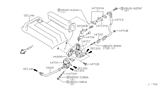 Diagram for Infiniti EGR Valve - 14710-78J01