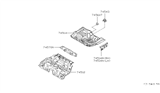 Diagram for 2001 Infiniti G20 Floor Pan - 74514-7J130