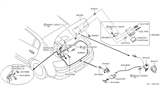 Diagram for Infiniti Tailgate Lock - 84630-AM800