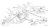 Diagram for Infiniti G35 Tailgate Lock Actuator Motor - 84630-AM800