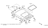 Diagram for 2005 Infiniti G35 Weather Strip - 73967-AQ001