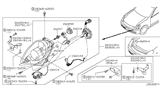 Diagram for 2005 Infiniti G35 Headlight - 26010-AC70A