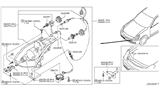 Diagram for 1995 Infiniti Q45 Fog Light Bulb - 26294-89909