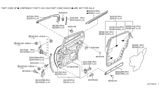 Diagram for Infiniti G35 Door Seal - 82838-AC50A