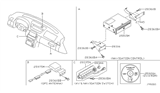 Diagram for 2004 Infiniti G35 Antenna - 25975-AM600