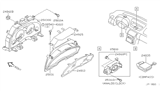 Diagram for 2006 Infiniti FX45 Instrument Panel Light Bulb - 24860-AM620