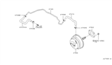 Diagram for Infiniti G35 Brake Booster Vacuum Hose - 47471-AM600