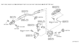 Diagram for Infiniti G35 Door Latch Cable - 82506-AL500