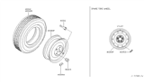 Diagram for 2007 Infiniti M45 Spare Wheel - 40300-CD27A