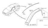 Diagram for Infiniti G35 Door Seal - 76861-AM800