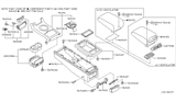 Diagram for Infiniti G35 Cup Holder - 969A1-AM600