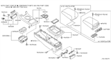 Diagram for 2003 Infiniti G35 Cup Holder - 969A1-AM600