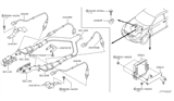 Diagram for Infiniti G35 Engine Control Module - 23710-CF91A