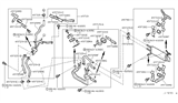 Diagram for Infiniti G35 Power Steering Hose - 49725-AM911