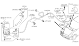 Diagram for 2004 Infiniti G35 Washer Reservoir - 28910-AM600