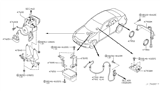 Diagram for Infiniti G35 Speed Sensor - 47911-AL500