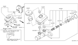 Diagram for 2007 Infiniti M45 Brake Master Cylinder - 46010-AC725