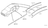 Diagram for Infiniti G35 Door Moldings - 80872-AL517