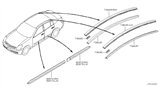 Diagram for 2007 Infiniti G35 Door Moldings - 82872-AL517