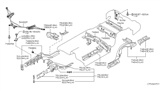 Diagram for Infiniti Q60 Rear Crossmember - 75650-CD010