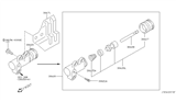 Diagram for Infiniti Clutch Slave Cylinder - 30620-CD021