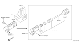 Diagram for 2003 Infiniti G35 Clutch Slave Repair Kit - 30621-69F29