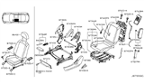 Diagram for 2003 Infiniti G35 Seat Cover - 87670-AM211