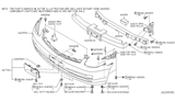 Diagram for Infiniti G35 Bumper - 62022-AM625