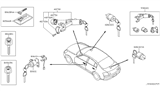 Diagram for Infiniti G35 Ignition Lock Cylinder - D8700-AL525