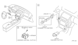 Diagram for Infiniti G35 Mirror Switch - 25570-AM600