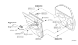 Diagram for 2004 Infiniti G35 Weather Strip - 82834-AL500