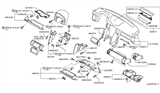 Diagram for Infiniti G35 Glove Box - 68500-AC70A