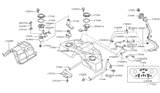 Diagram for Infiniti Fuel Filler Neck - 17221-EV10A