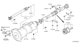 Diagram for Infiniti G35 Drive Shaft - 37300-AC000