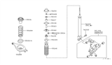 Diagram for 2007 Infiniti G35 Shock Absorber - 56210-AM926