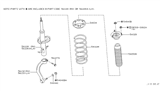 Diagram for 2003 Infiniti G35 Shock Absorber - 56110-AM625