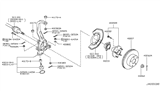 Diagram for Infiniti G35 Wheel Stud - 43222-28B10