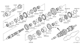 Diagram for Infiniti Synchronizer Ring - 32604-CD020