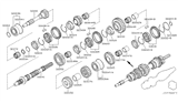 Diagram for Infiniti Q60 Input Shaft Bearing - 32277-CD001