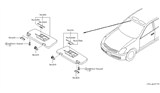 Diagram for Infiniti G35 Sun Visor - 96400-AM660