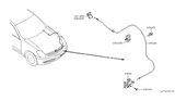 Diagram for 2003 Infiniti G35 Hood Latch - 65601-AM800