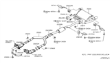 Diagram for 2003 Infiniti G35 Exhaust Hanger - 20651-AF400